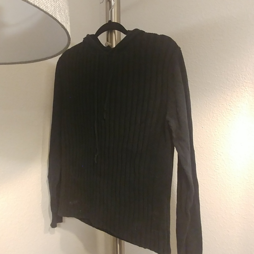 Black Hoodie Sweater